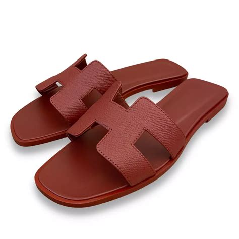 hermes oran sandals burgundy|hermes oran sandals celebrities.